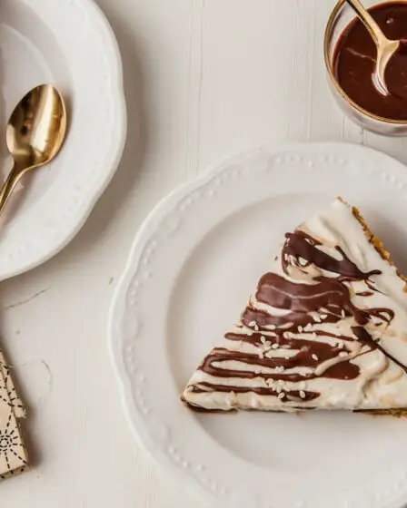 Photo Chocolate pie with cocoa recipe