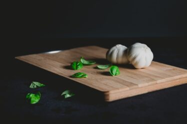 Photo bread and garlic recipe