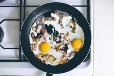 Photo Eggplant bacon