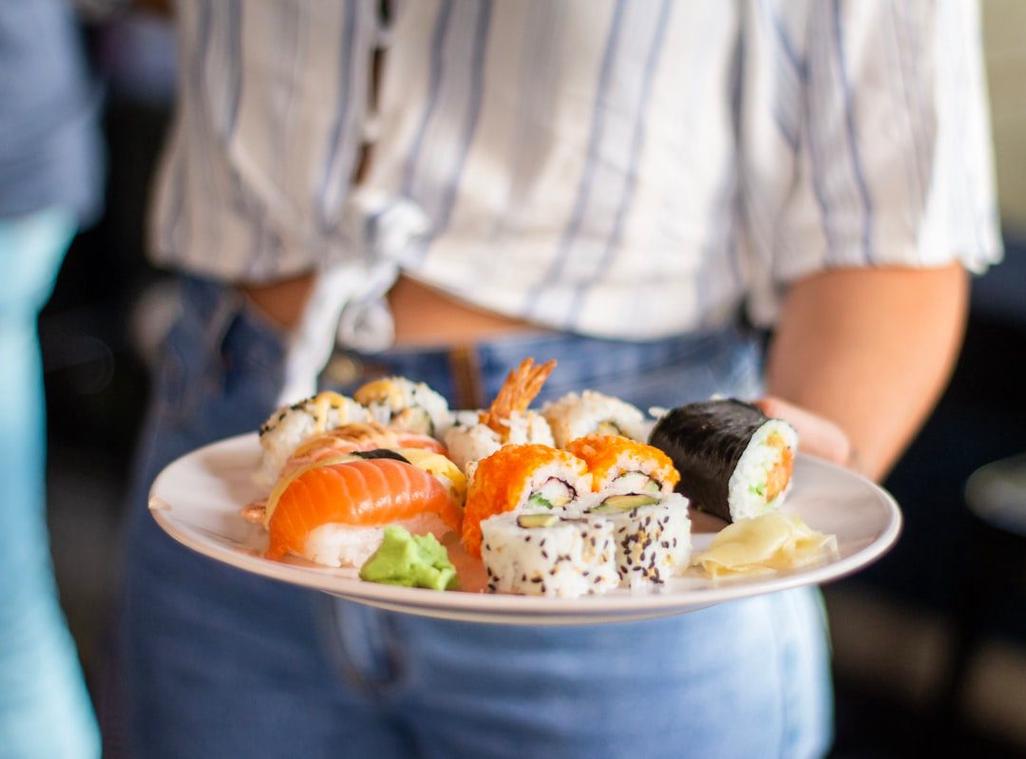 Photo chopsticks, vegetables