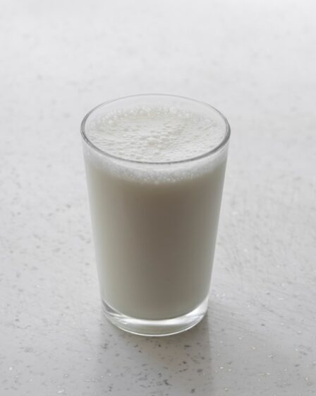 Photo Almond milk