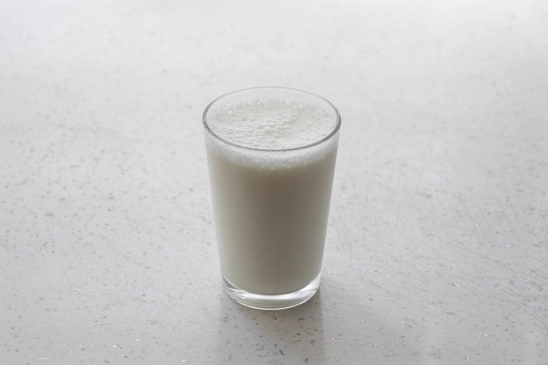 Photo Almond milk