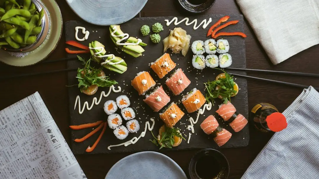 Photo Exquisite sushi