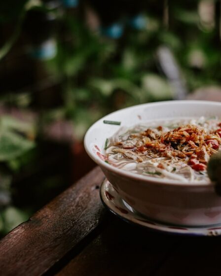 Photo Green pepper soup