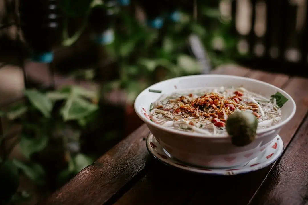 Photo Green pepper soup