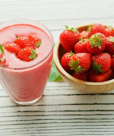 Photo Strawberry smoothie