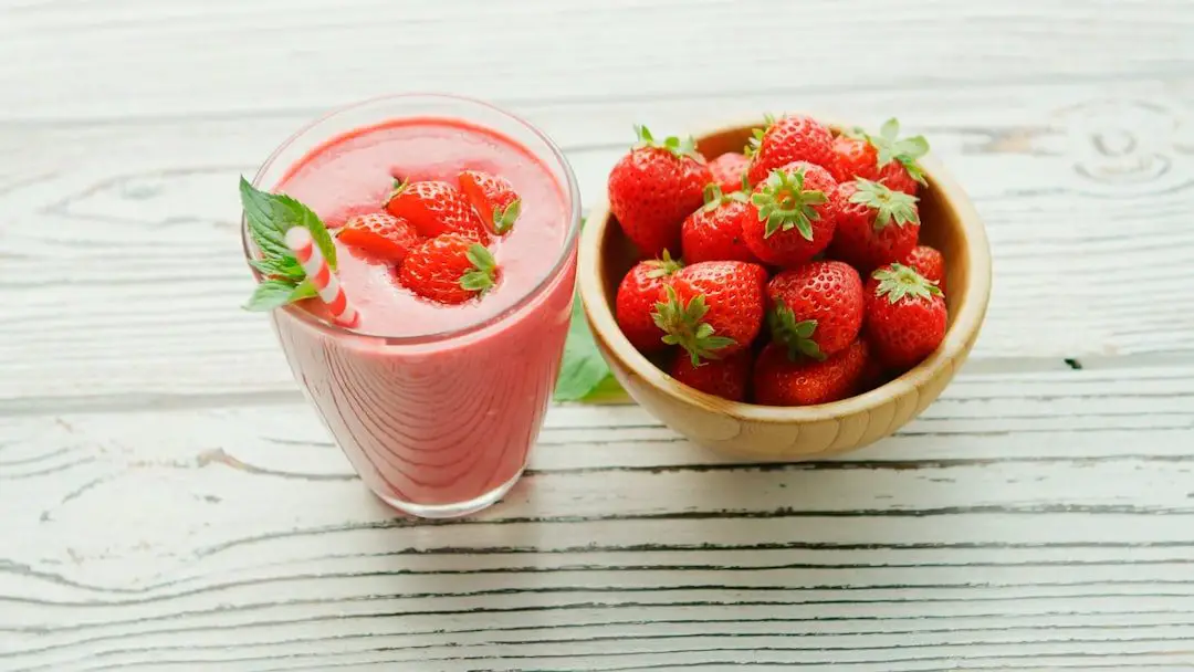 Photo Strawberry smoothie