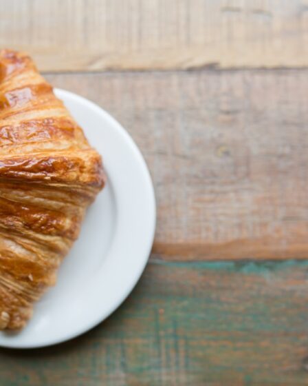 Photo Flaky croissant