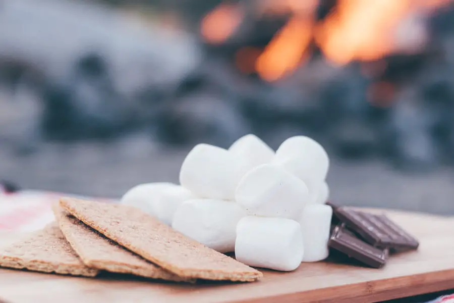 Photo Toasted marshmallows
