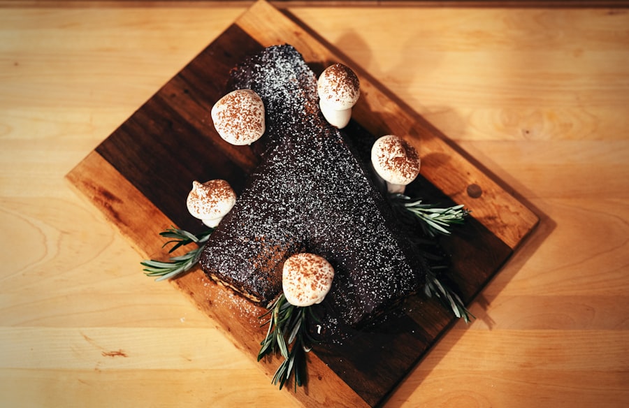 Photo Yule log