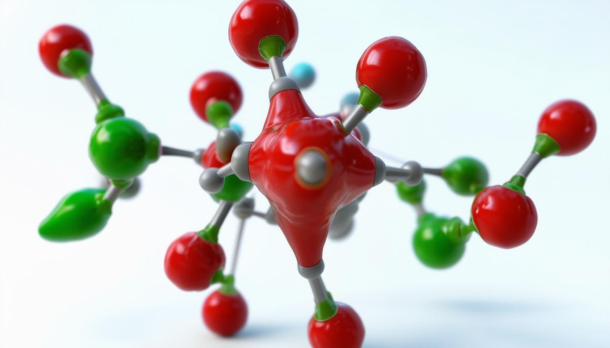 A 3D rendering of the capsaicin molecule, highlighting its chemical structure