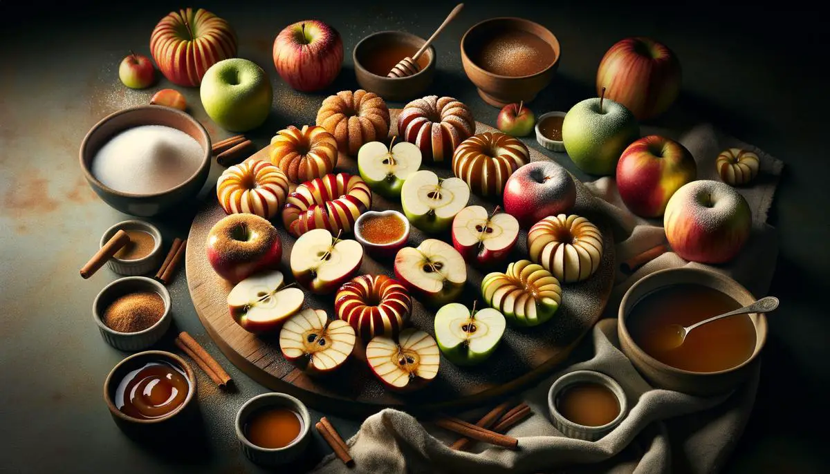 Varieties of apples suitable for frying with serving suggestions